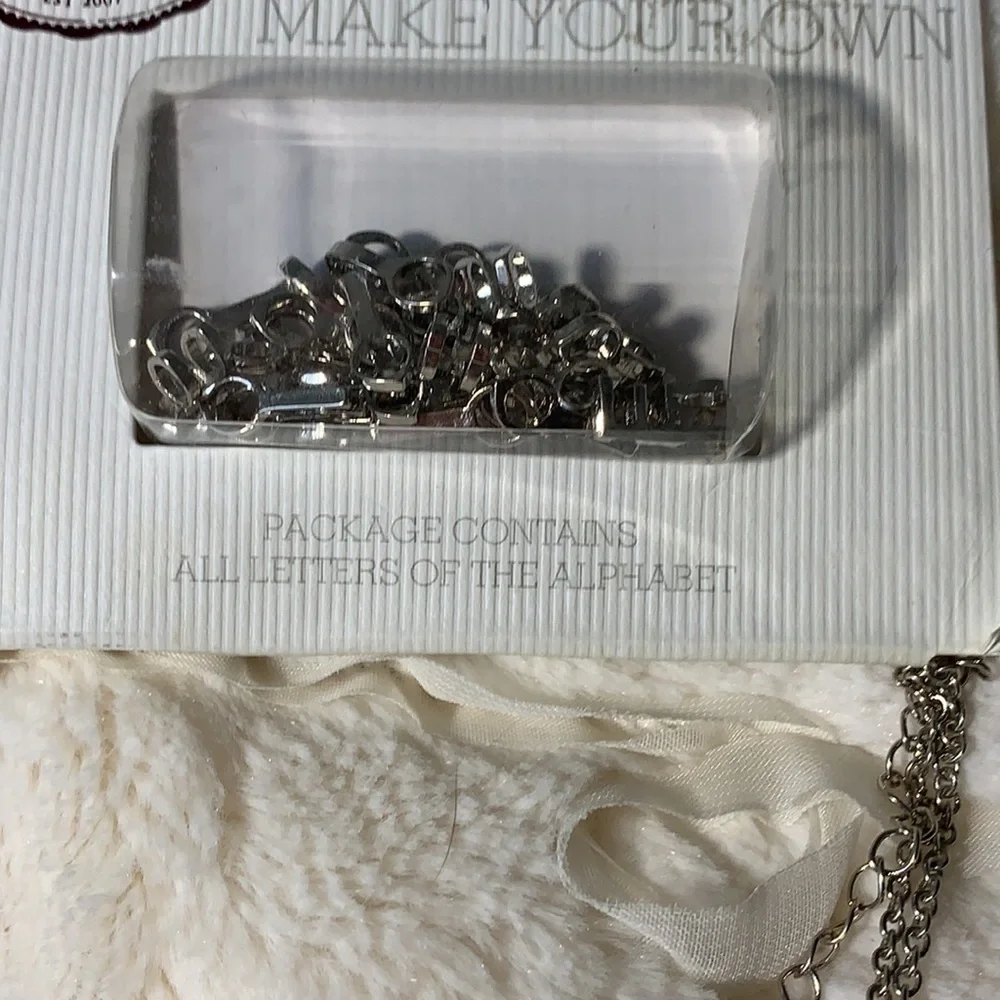 Double Layer Silver Fashion Necklace Personalize by Changing Words Kids Jewelry - Picture 5 of 5